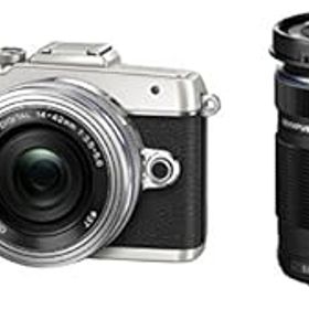 【中古】OLYMPUS PEN E-PL7 EZダブルズームキット シルバー ミラーレス一眼 E-PL7 EZ DZKIT SLV