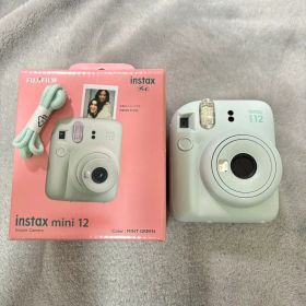 instax mini 12 ミントグリーン フィルム5枚付