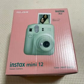 instax mini 12 インスタントカメラ ミントグリーン