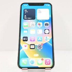 iPhoneX 256GB ドコモ シルバー 送料無料 即決 本体 c16603
