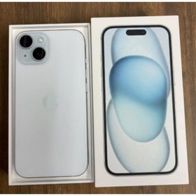 アイフォーン(iPhone)のiPhone 15 128GBホワイト未使用に近い バッテリー容量100%(スマートフォン本体)