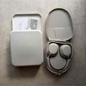 SONY WH-1000XM5 プラチナシルバー ノイズキャンセリング 美品(ヘッドフォン/イヤフォン)