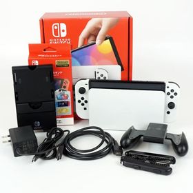 Nintendo ニンテンドー HEG-S-KAAAA Nintendo Switch ニンテンドースイッチ 有機ELモデル ホワイト 7インチ有機ELディスプレイ 64GB ゲーム機 【中古】