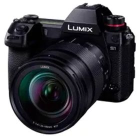 パナソニック(Panasonic) フルサイズ ミラーレス一眼カメラ ルミックス S1M 標準ズームレンズキット 2420万画素 ブラック DC-S1M-K