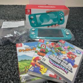 Nintendo Switch Lite ターコイズ 本体 + ゲーム3本
