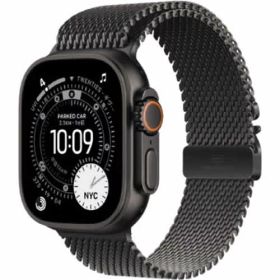 Apple Watch Ultra 3 GPS+Cellularモデル 49mm MF1T4J/A [ブラック・ブラックチタニウムミラネーゼループ L] 【訳あり：倉庫移動中に外箱傷あり】