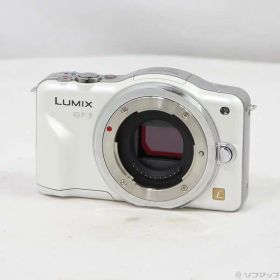 【中古】Panasonic(パナソニック) LUMIX DMC-GF3-W ボディ シェルホワイト 【262-ud】