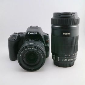 【中古】 (キヤノン) Canon EOS KISS X10 ダブルズームキット ブラック【中古カメラ デジタル一眼】 ランク：B