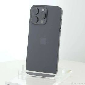 ソフマップ 〔中古品〕 iPhone15 Pro Max 256GB ブラックチタニウム MU6P3J／A SIMフリー【276】