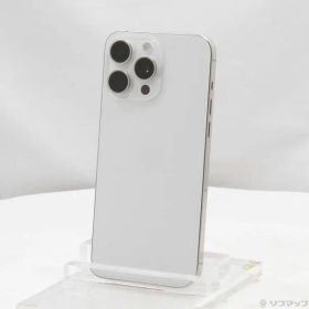 ソフマップ 〔中古品〕 iPhone15 Pro Max 256GB ホワイトチタニウム MU6Q3J／A SIMフリー【262】