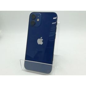 【中古】Apple UQmobile 【SIMロック解除済み】 iPhone 12 mini 64GB ブルー MGAP3J/A【柏】保証期間1週間【ランクC】