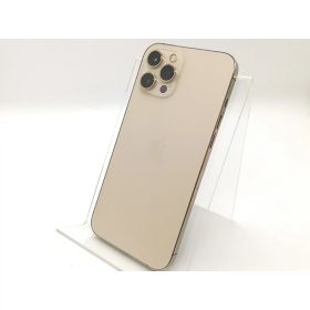 【中古】Apple docomo 【SIMロック解除済み】 iPhone 12 Pro Max 128GB ゴールド MGCW3J/A【秋葉4号】保証期間1ヶ月【ランクC】