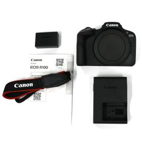 Canon EOS R100 ボディ ミラーレス一眼 eos-r100-body-bl ブラック【非常に良い(A)】