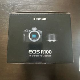 新品キャノンEOS R100 RF-S18-45 IS STM レンズキット