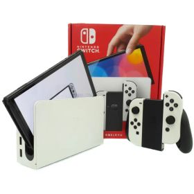 【Nintendo】ニンテンドー『Nintendo Switch 有機ELモデル ホワイト』HEG-S-KAAAA ゲーム機本体 1週間保証【中古】