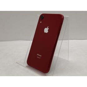 【中古】Apple au 【SIMロック解除済み】 iPhone XR 64GB (PRODUCT)RED MT062J/A【アリオ倉敷】保証期間１ヶ月【ランクB】