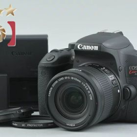 【中古】Canon キヤノン EOS Kiss X9i + EF-S 18-55mm f/4-5.6 IS STM シャッター回数僅少