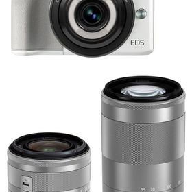 【中古】Canon ミラーレス一眼カメラ EOS M3(ホワイト)・クリエイティブマクロ トリプルレンズキット EOSM3WH-CMTLK