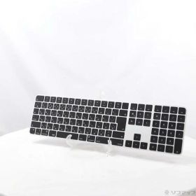 【中古】Apple(アップル) Appleシリコン搭載Macモデル用Touch ID搭載 Magic Keyboard テンキー付き 日本語JIS ブラックキー MMMR3J／A 【258-ud】