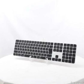 【中古】Apple(アップル) Appleシリコン搭載Macモデル用Touch ID搭載 Magic Keyboard テンキー付き 日本語JIS ブラックキー MMMR3J／A 【377-ud】