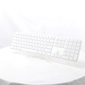 【中古】Apple(アップル) Appleシリコン搭載Macモデル用Touch ID搭載 Magic Keyboard テンキー付き 英語 US ホワイトキー 【258-ud】