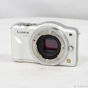 〔中古〕Panasonic(パナソニック) LUMIX DMC-GF3-W ボディ シェルホワイト〔262-ud〕