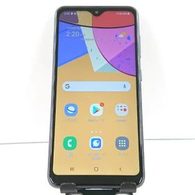 Galaxy A21 シンプル SCV49 au ブラック 送料無料 本体 c16814