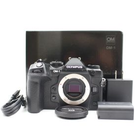 ■シャッター数415枚！新品同様■ OLYMPUS OM SYSTEM OM-1 ボディ ブラック ミラーレス一眼カメラ オリンパス