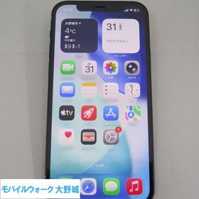 iPhone12 64GB ブラック SoftBank SIMロック解除済中古品
