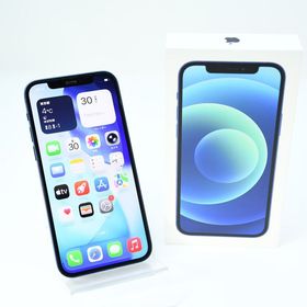 【液晶美品】SIMフリーiPhone12 128GB ブルー