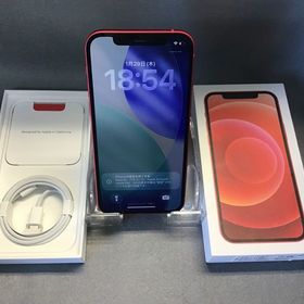 美品 国内版 SIMフリー iPhone12 128GB レッド色