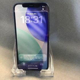 中古美品 国内版 SIMフリー iPhone12 128GB ブルー色