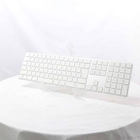 〔中古〕Apple(アップル) Magic Keyboard (テンキー付き) MQ052J／A シルバー〔377-ud〕