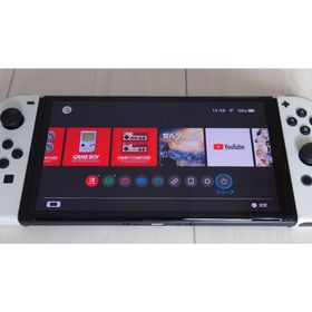 ニンテンドースイッチ(Nintendo Switch)の【中古/本体】Nintendo Switch 有機ELモデル ホワイト 任天堂(家庭用ゲーム機本体)