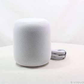 〔中古〕Apple(アップル) HomePod 第1世代 MQHV2J／A ホワイト〔258-ud〕