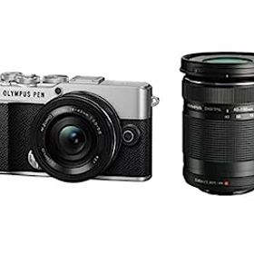 【中古】OM SYSTEM PEN E-P7 EZダブルズームキット シルバー