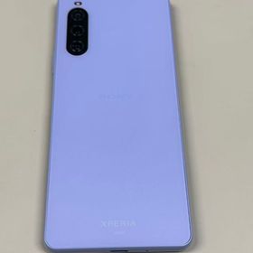 【モバイルBOX】美品 SIMフリー au Xperia 10 V SOG11 ラベンダー