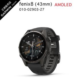 ガーミン fenix 8 Sapphire AMOLED 43mm Ti Carbon Gray DLC / Black Band 010-02903-27 GARMIN フェニックス 8 国内正規品 1年保証