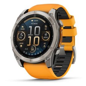 ガーミン fenix 8 Sapphire AMOLED 51mm Ti / Orange (Suica対応)スマートウォッチ 010-02905-50 返品種別A