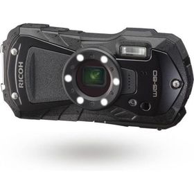 RICOH WG-80 BLACK リコー本格防水デジタルカメラ 14m防水 (連続2時間) 1.6m耐衝撃 防塵 -10℃耐寒 アウトドアで