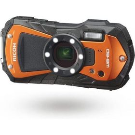 RICOH WG-80 ORANGE リコー本格防水デジタルカメラ 14m防水 (連続2時間) 1.6m耐衝撃 防塵 -10℃耐寒 アウトドア