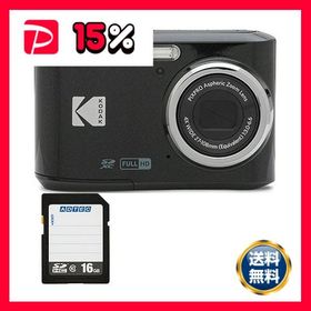 コンパクトデジタルカメラ PIXPRO ブラック FZ45BK2A ＋ 16GB SDHCメモリカード 1セット デジタルカメラ デジカメ カメラ 写真