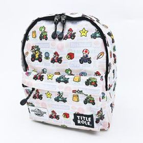 スーパーマリオ マリオカート ワールド KIDSデイパック （ホワイト） リュック キッズ 任天堂