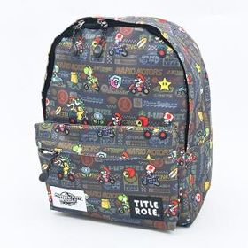スーパーマリオ マリオカート ワールド KIDSデイパック （ブラック） リュック キッズ 任天堂