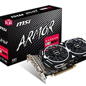 【中古-非常に良い】 MSI Radeon RX 580 ARMOR 8G OC グラフィックスボード VD6879