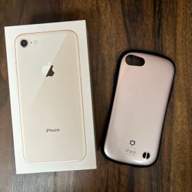 【美品】iFace付き★iPhone8 ゴールド 本体