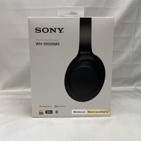 ソニー(SONY)の【中古】ｿﾆｰ WH-1000XM4-B 黒 NCﾜｲﾔﾚｽﾍｯﾄﾞﾎﾝ[22][240017728719](ヘッドフォン/イヤフォン)