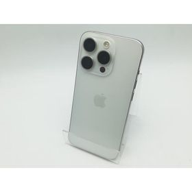 【中古】Apple 国内版 【SIMフリー】 iPhone 15 Pro 128GB ホワイトチタニウム MTU83J/A【柏】保証期間１ヶ月【ランクB】