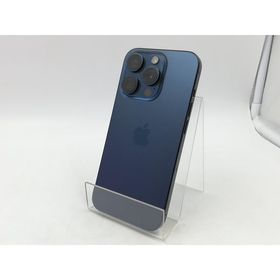 【中古】Apple 国内版 【SIMフリー】 iPhone 15 Pro 256GB ブルーチタニウム MTUG3J/A【千葉】保証期間１ヶ月【ランクC】