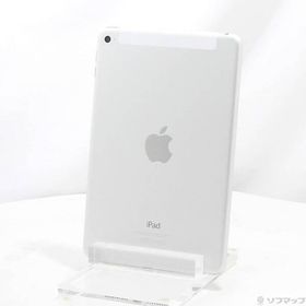 〔中古〕Apple(アップル) iPad mini 4 16GB シルバー MK702J／A docomoロック解除SIMフリー〔305-ud〕